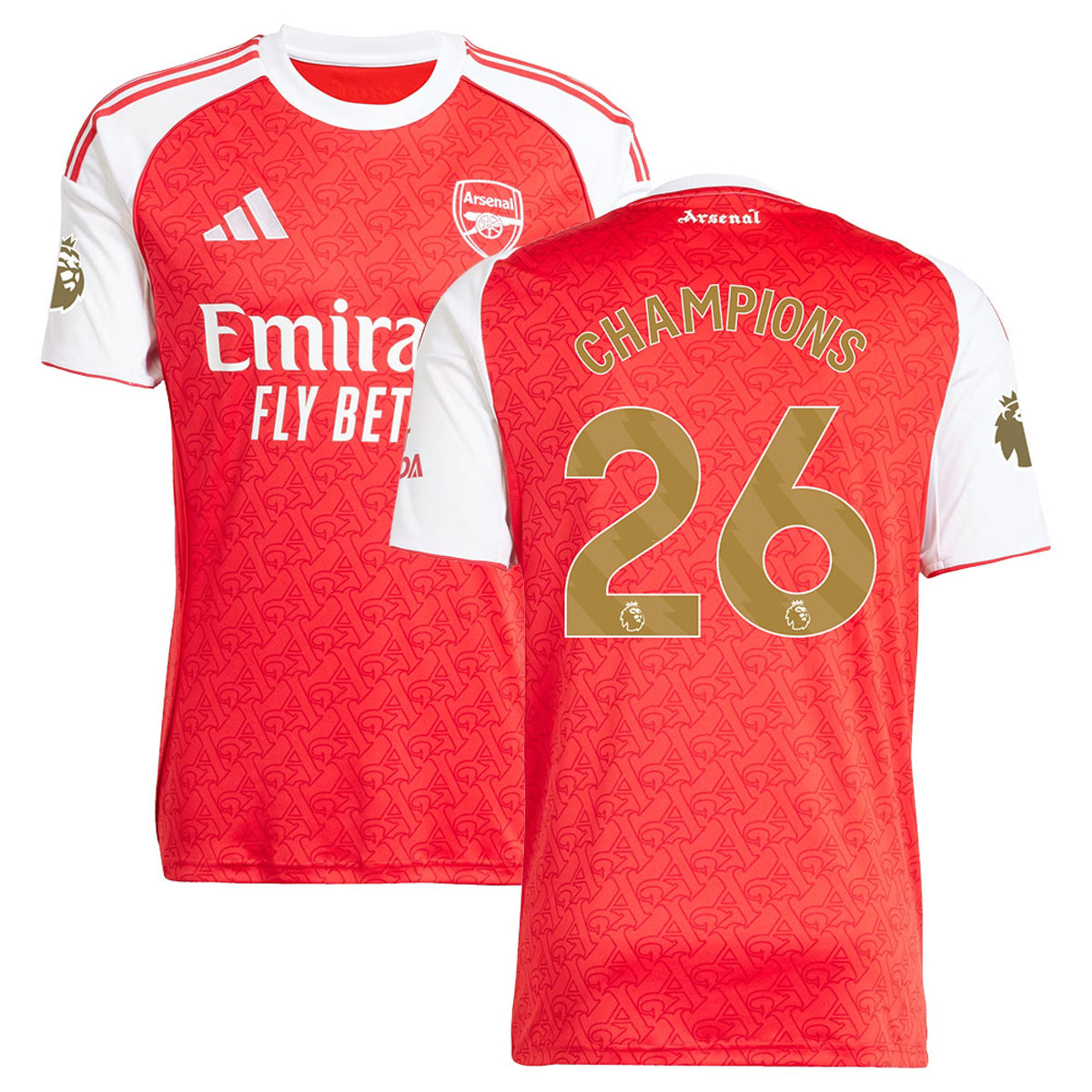 Arsenal Home Jersey 25/26 'CHAMPIONS 26'