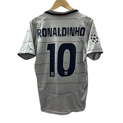 Barcelona Away 'RONALDINHO 10' UCL Version Jersey 04/05