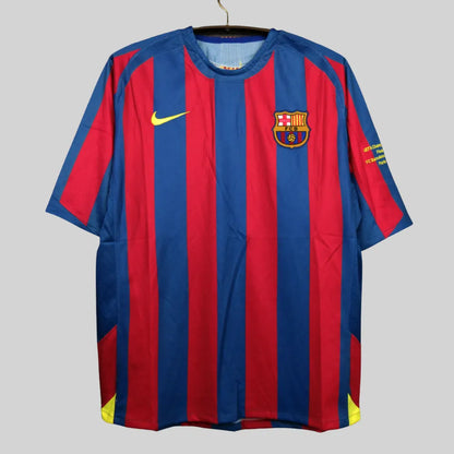Barcelona Home 'RONALDINHO 10' UCL Version Jersey 05/06